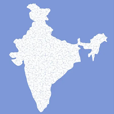 map of india